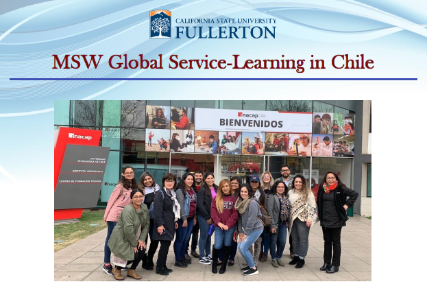 MSW Global Service-Learning in Chile