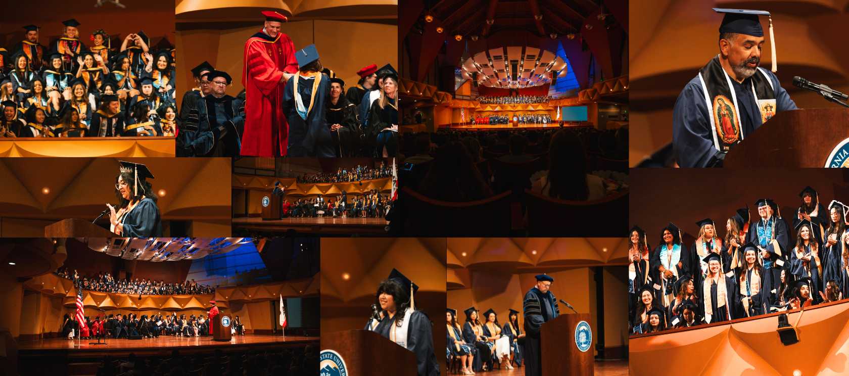 Photo Collage of 2026 Hooding Ceremony
